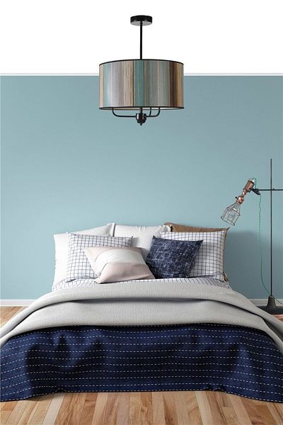 Lumexx 3-Piece Colorful Lampshade Pendant Chandelier Set