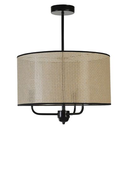 Lumexx With Honeycomb Lampshade - 3-Piece Pendant Chandelier Set