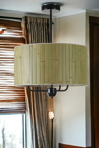Lumexx BAMBU 03 - 3-Piece Pendant Chandeliers with Lampshade