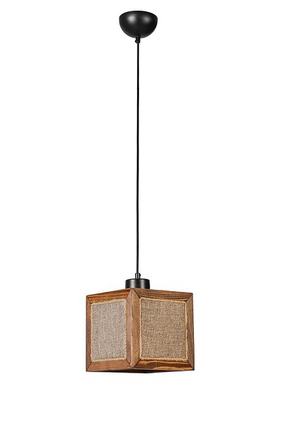 Lumexx Single Beach Walnut Wicker Pendant