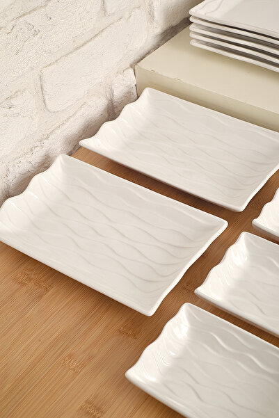 ShoppingPortal 6-Person White Rolyefli Breakfast Set