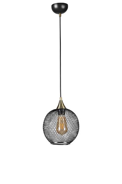 Lumexx JUPITER Single Black Pendant Lamp