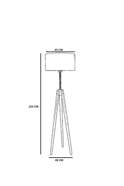 Lumexx KANARYA SİYAH LAMBADER SİLİNDİR BAMBU 09 ABAJURLU