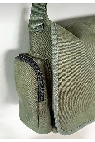 DEEFWEAR Geantă Messenger - Imprimare Anatomy, curea reglabilă și buzunare cu fermoar