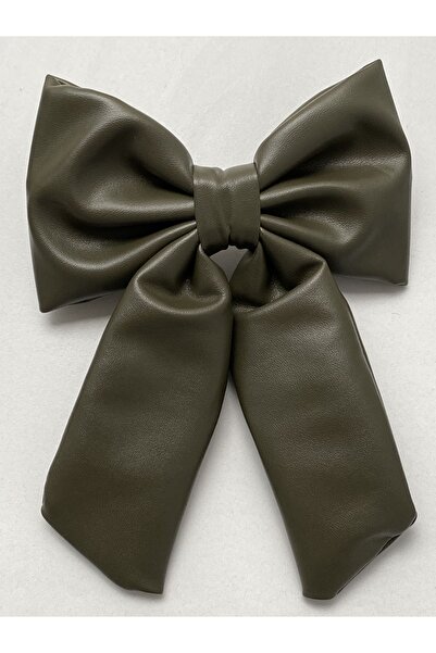 TwinsSis Store Cataramă automată din piele cu fundă