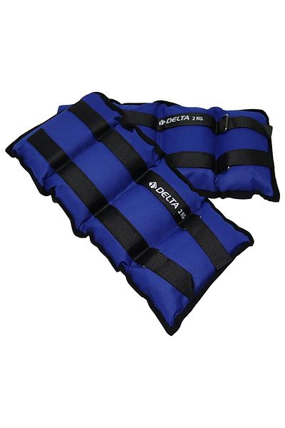 Delta 2 Kg x 2 Pieces Total 4 Kg Hand Foot Wrist Muscle Strengthener Weight Set Sand Weight Bag