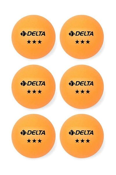 Delta 6 Orange Table Tennis Balls (Ping Pong Balls)