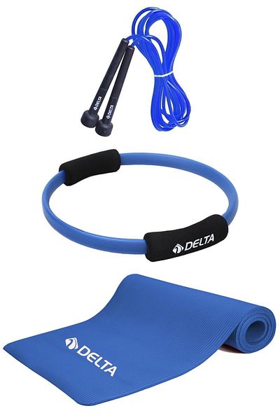 Delta Set de frânghii de sărituri Pilates de 10 mm 35 cm