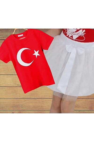 trenddünya طقم عرض تيشيرت للفتيات بتصميم توتو من 23 أبريل إلى 29 أكتوبر إلى 1...