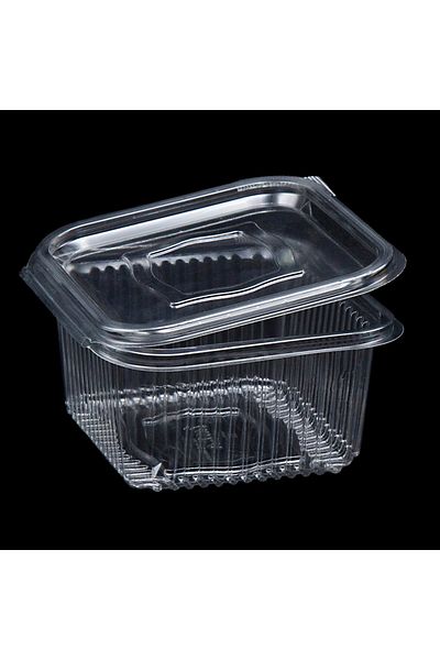 Ebm Temizlik ve Ambalaj Ürünleri Plastic Leak Proof Container 500 Cc Disposable Bowl with Lid 20 Pieces