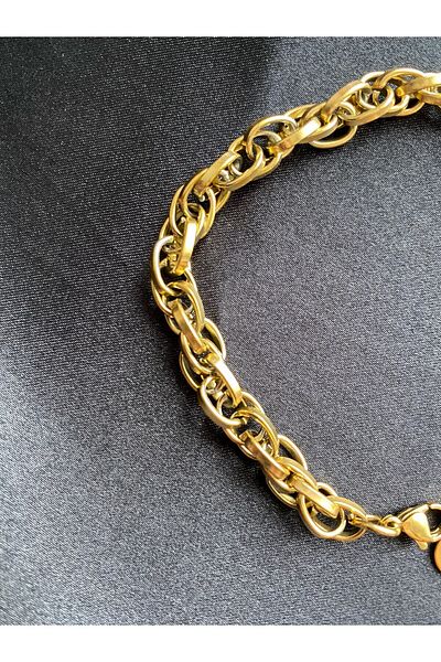 Opia JEWELRY STEEL CHAIN GOLD BRACELET