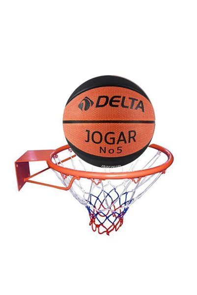 Delta Basketbol Çemberi No5 Jogar Basketbol Topu Basketbol Filesi Üçlü Set