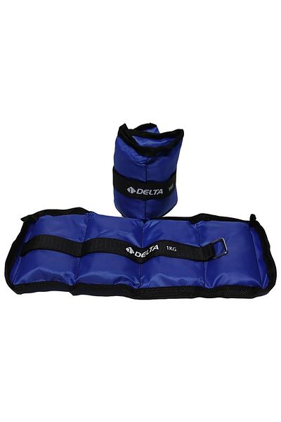Delta 1 kg x 2 buc. Total 2 kg Set de greutăți pentru întărirea mușchilor încheieturii mâinii, piciorului, pungă de nisip
