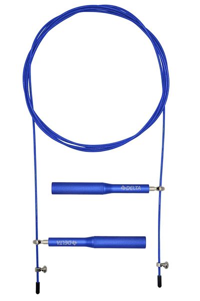 Delta Pro Crossfit Speed Jump Rope Aluminum Handle Steel Wire Speed Jump Rope