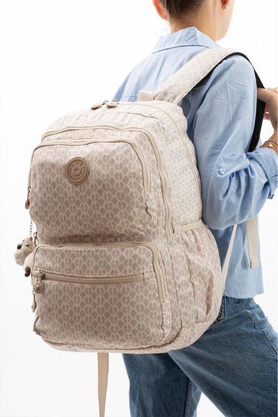 Baginn Μέγεθος καμπίνας ταξιδιού 43*30 cm - Γυναικείο σακίδιο πλάτης με ελαφρύ ύφασμα και πολλές τσέπες