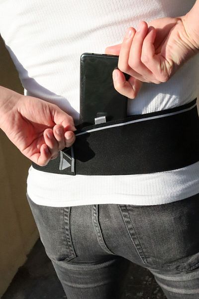 Delta Probelt Sports Running Fitness Hunting Corset Waist Bag Athlete Belt Safe Bag with 4 Hidden Pockets