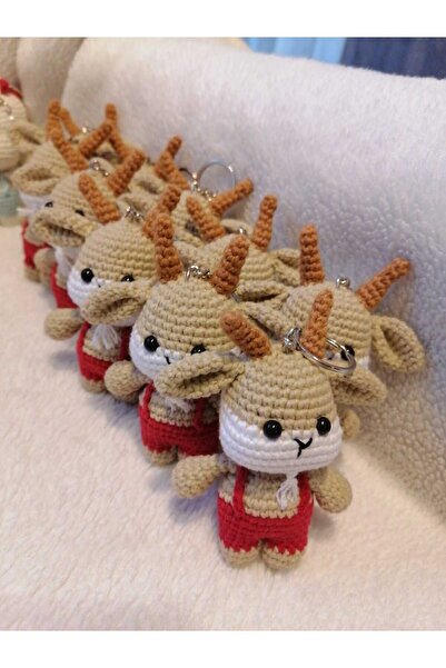 ev atölyem amigurumi keçi anahtarlık (adet fiyatıdır)