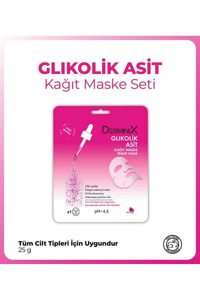 Derminix Glycolic Acid Paper Mask