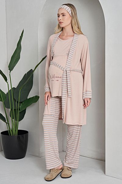 Poleren Maternity 8161 Model Triple Suit Set