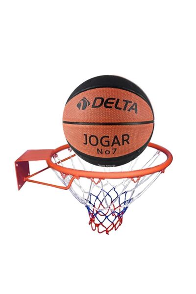Delta Basketbol Çemberi No7 Jogar Basketbol Topu Basketbol Filesi Üçlü Set