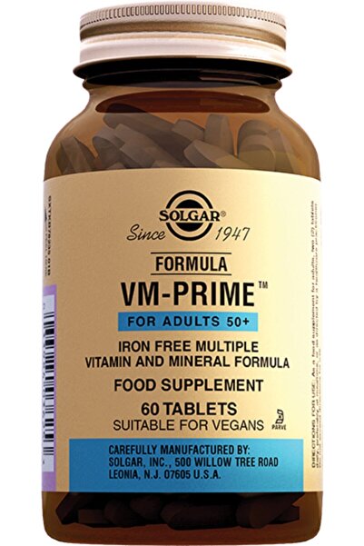 Solgar Vm Prime - Multi Vitamin 60 Tablets (Praym Veme)