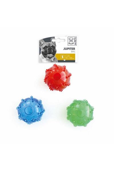 M-PETS Jupiter Rubber Ball with Reward Tank for Dogs