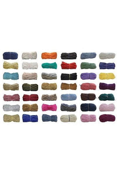 ndw natural design work Ndw Twisted Cord Rope 6-7 Millimeter 50 Meters Stone (BRAID - SUPLA - RANIR - HOBBY) Suitable for Stitching