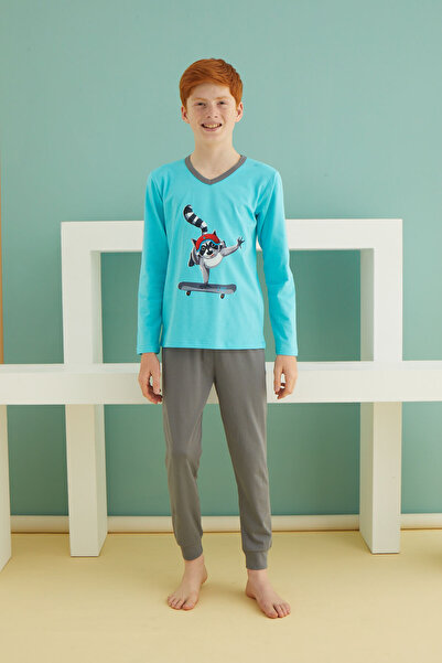 LARİCE KİDS ERKEK ÇOCUK UZUN KOL PİJAMA TAKIMI