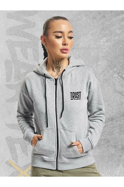 WEARTEX سترة صوفية بسحاب مطبوعة موسمية