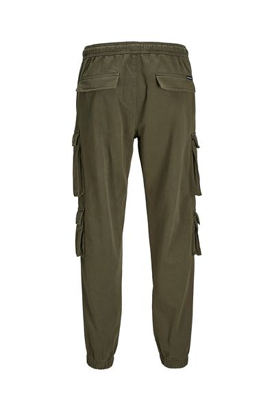 Jack & Jones Jack Jones Men's Green Tapered Cargo Pants - Jpstbill Jjmultı 12260915 -21