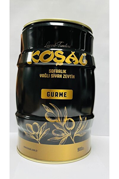 KOŞAL ZEYTİN Koşal Yağlı Sele Gurme Siyah Zeytin 900 gr L 231-260