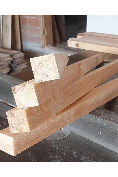 Genel Markalar 4cm x 4cm x 100cm Çam Ağacı Çıtası, Ahşap Çubuk, Çok Amaçlı Çıta