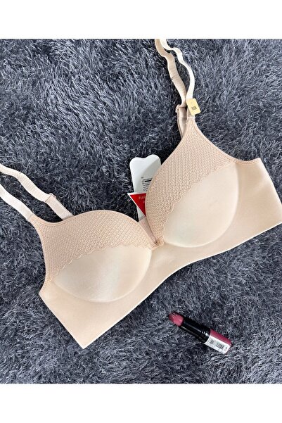 İntive Lingerie Μαλακό σουτιέν με υποστήριξη κοπής με λέιζερ καθημερινής χρήσης (εκρού, πούδρα, μαύρο, πράσινο)