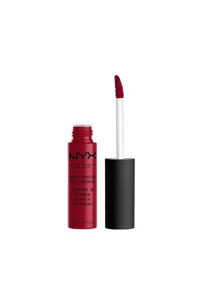 NYX Professional Makeup Ruj de Buze Mat, NYX Professional Makeup, Soft Matte Lip Cream, 10 Monte Carlo, 8 ml