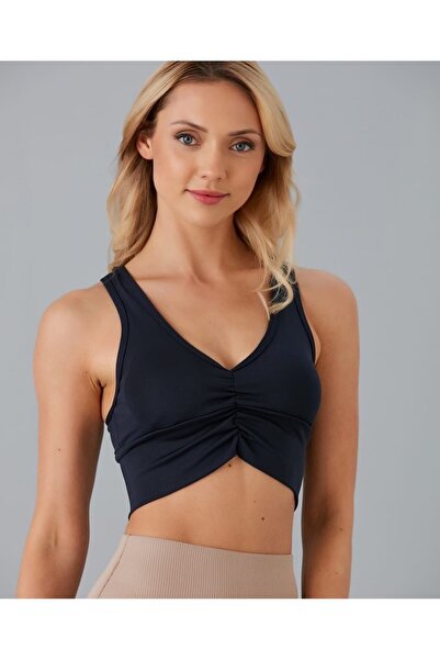 İntive Lingerie Croptop pentru femei Aurafit - Bustieră cu încâlcire în față ...