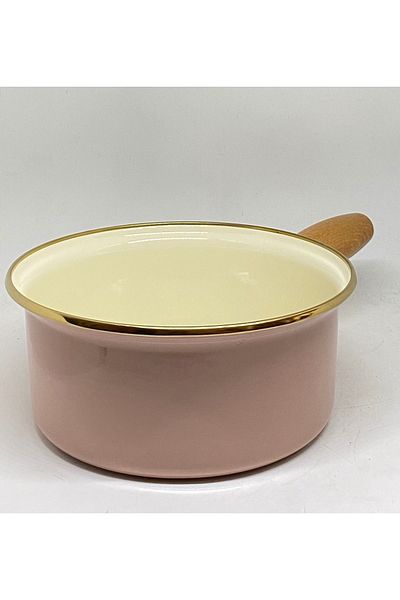 Avşar 20 cm Pink Gold Enamel Sauce Bowl - Evim