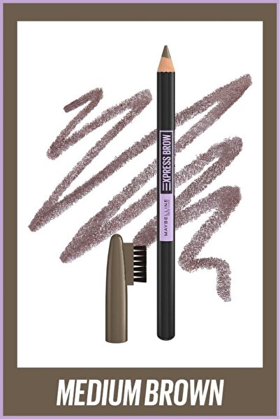 Maybelline New York Express Brow Shaping Pencil - Medium Brown
