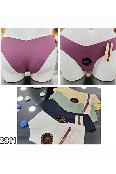 İntive Lingerie Γυναικεία καθημερινή χρήση 100% αυθεντικό λέιζερ ποιότητας V Cut εσώρουχα/Slip -2811