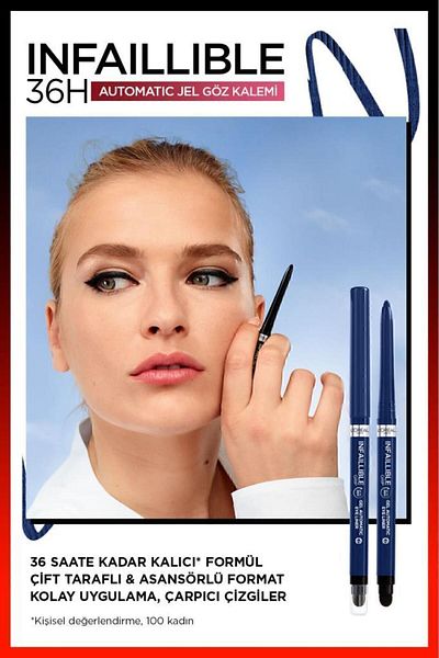 L'Oreal Paris Blue Infaillable Automatischer Gel-Augenstift