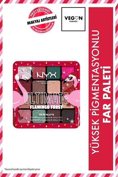 NYX Professional Makeup Ultimate Flamingo Frost - Eyeshadow Palette