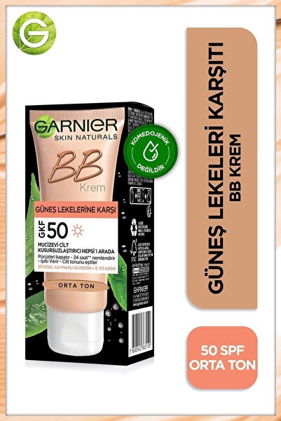 Garnier Bb Krem Güneş Lekelerine Karşı Koruyucu Spf50
