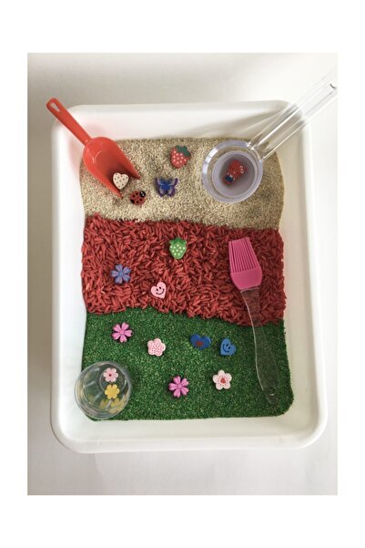 Beyaz Tavşan Oyun Evi Duyusal Oyunlar Seti - Montessori Oyuncak