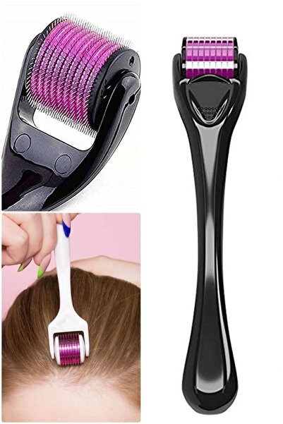 Dante أداة ديرما رولر من التيتانيوم ماركة أفيو، قطعة واحدة، تحتوي على 540 إبر...