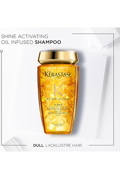 Kerastase إليكسير أولتيم لو باين - شامبو لامع 250 مل، لجميع أنواع الشعر CYT 1...