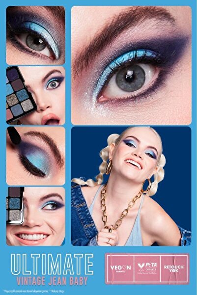NYX Professional Makeup Ultimate Shadow Palette - Vintage Jean Baby Göz Farı Paleti
