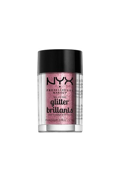 NYX Professional Makeup Face & Body Glitter Rose - Face & Body Glitter Rose 15 g800897846749