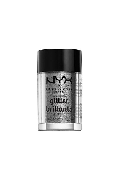 NYX Professional Makeup Face & Body Glitter - Face & Body Glitter Silver 15 g800897846824