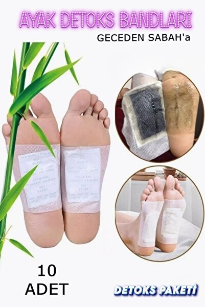 xolo Bambu Esanslı Detox Ayak Bandı 10 Adet