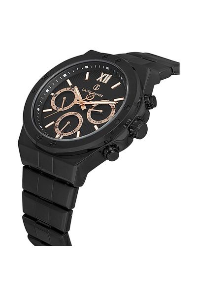 DAVID GUNER DG-8607GA-G2 Working Function Black Color Men's Wristwatch