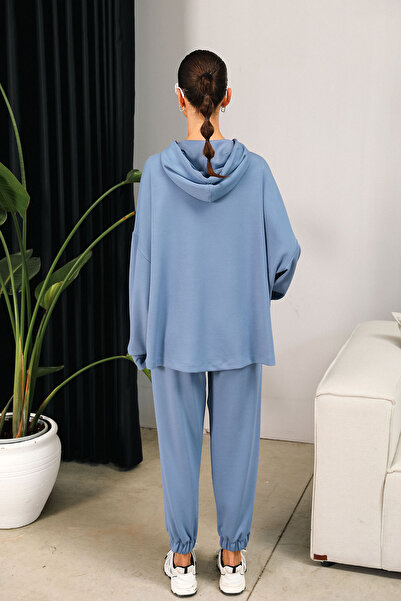 Melike Tatar 32-2219 Model Blue Modal Set